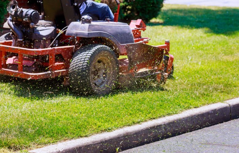 Process,Of,Lawn,Mowing,,Concept,Of,Mowing,The,Lawn,,Lawnmower