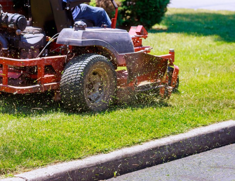 Process,Of,Lawn,Mowing,,Concept,Of,Mowing,The,Lawn,,Lawnmower